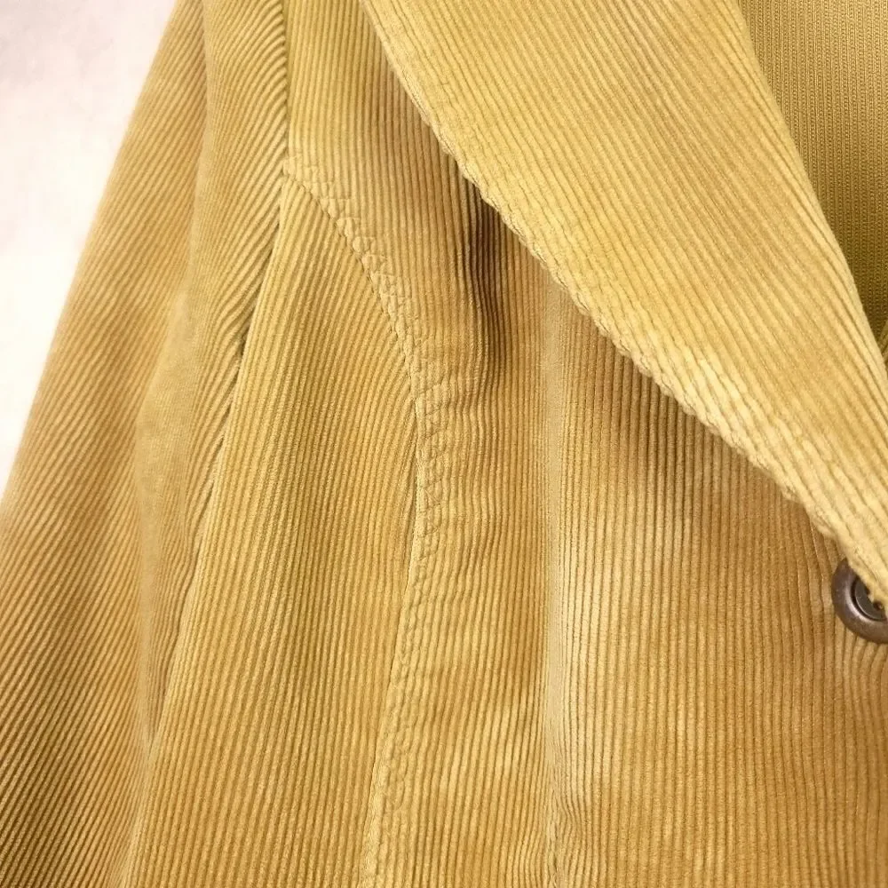 Requirements Tan Corduroy Buttondown Jacket Blazer Size Medium